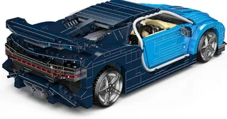 Mould King 10111 Supercar van Mould King in Blauw – productfoto 3 van 5