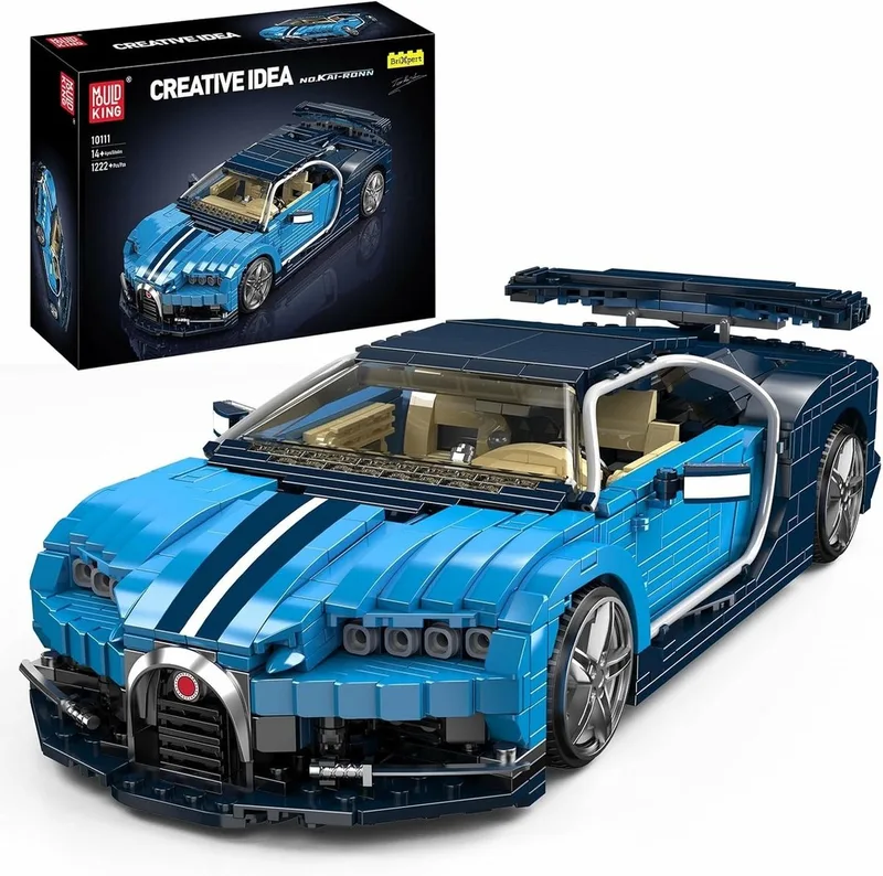 Mould King 10111 Supercar van Mould King in Bleu – productfoto