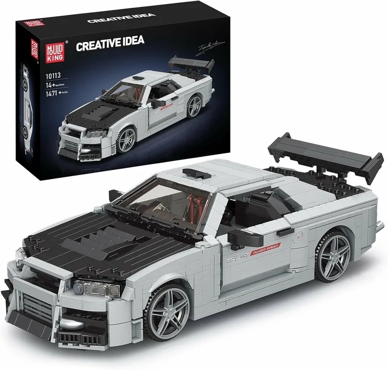 Mould King 10113 Skyline GTR R34 by Mould King in Gris et noir – product photo