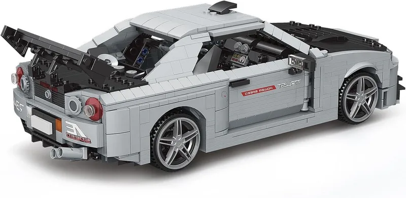 Mould King 10113 Skyline GTR R34 by Mould King in Gris et noir – product photo 3 of 5