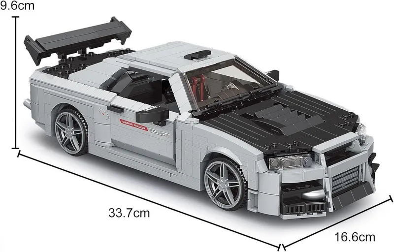 Mould King 10113 Skyline GTR R34 by Mould King in Gris et noir – product photo 5 of 5