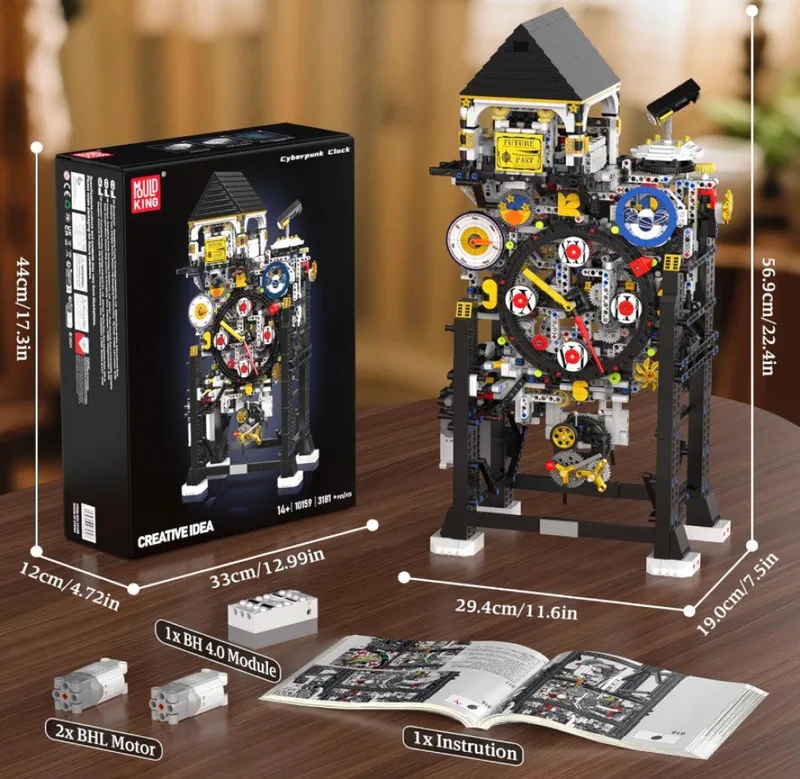 Mould King 10159 Cyberpunk Uhr Konstruktions-Spielset, (3181 St) by Mould King – product photo 5 of 5