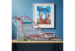 Mould King 11014 Achtbaan Mega bouwset | Kermis pretpark architecture ideas modelbouw | Technische creator classic speelgoed bouwpakketten voor volwassenen | Expert icons rollercoaster | Motor niet geschikt voor Lego technic | bouwdoos met 3646 bloks van Mould King in City : Pretpark Achtbaan, 3646 bouwblokken – productfoto 2 van 5