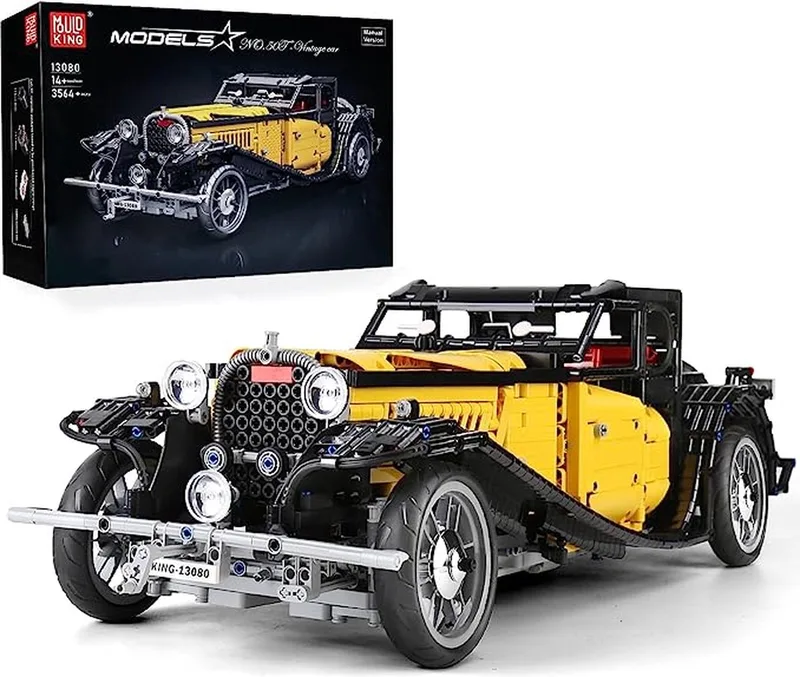 Mould King 13080 - Bugatti 50T - Oldtimer - Bouwset - Past op bekende merken - 3564 onderdelen by Mould King in Cubear.eu – product photo