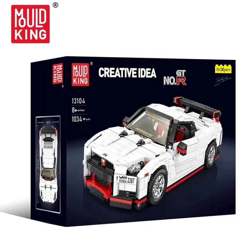 Mould King 13104 GTR by Mould King in Wit – product photo