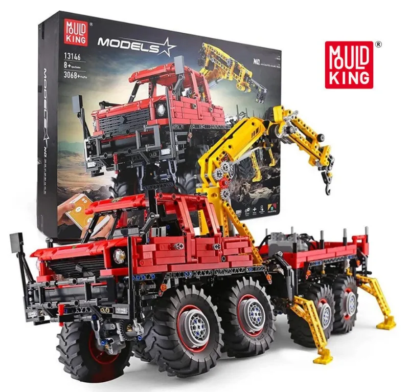 Mould King 13146 Ariculated Logging Truck Konstruktions-Spielset, (2906 St) van Mould King – productfoto
