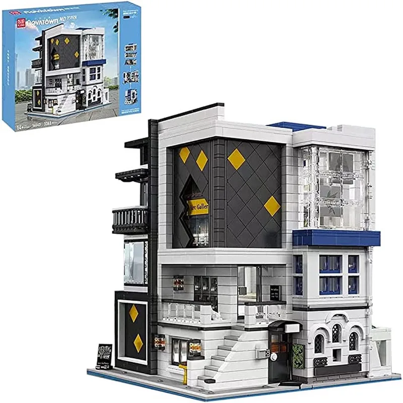MOULD KING 16043 MOC-67005 The Art Gallery Showcase is compatibel met het bekende merk. by Mould King in Brickparts.nl – product photo