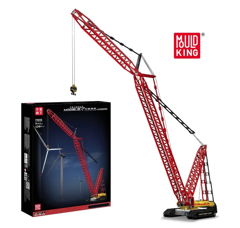 Mould King 17015 Crawler Crane LR13000 Konstruktions-Spielset, (4567 St) van Mould King – productfoto