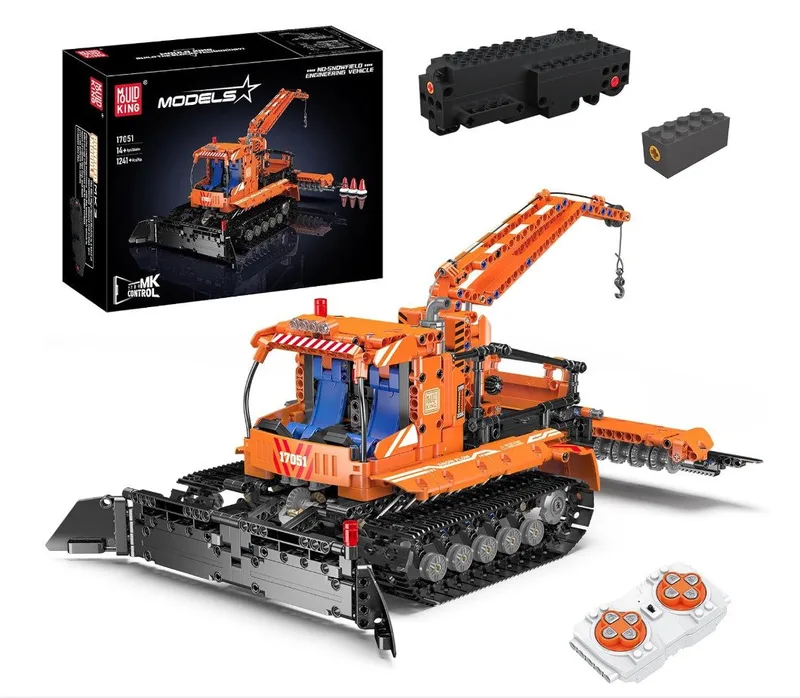 Mould King 17051 - Sneeuwschuiver - Speelgoed - bouwpakket - Compatibel met Lego - 1241 Pcs by Mould King in Orange – product photo 2 of 5