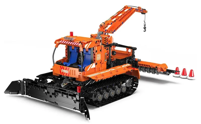Mould King 17051 - Sneeuwschuiver - Speelgoed - bouwpakket - Compatibel met Lego - 1241 Pcs by Mould King in Orange – product photo 3 of 5