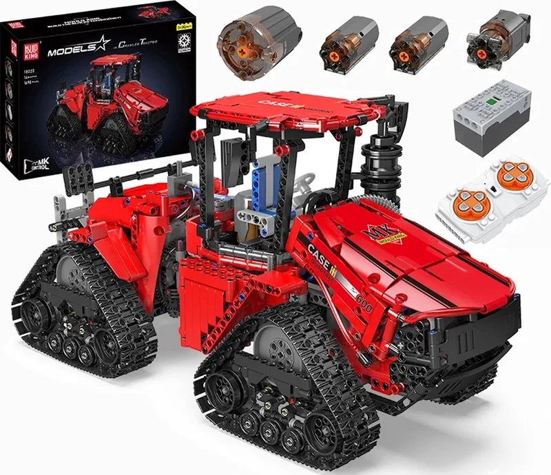 Mould King 18020 – Pneumatische Crawler Tractor | App & RC MOC-35270 de Mould King en Rouge – photo du produit