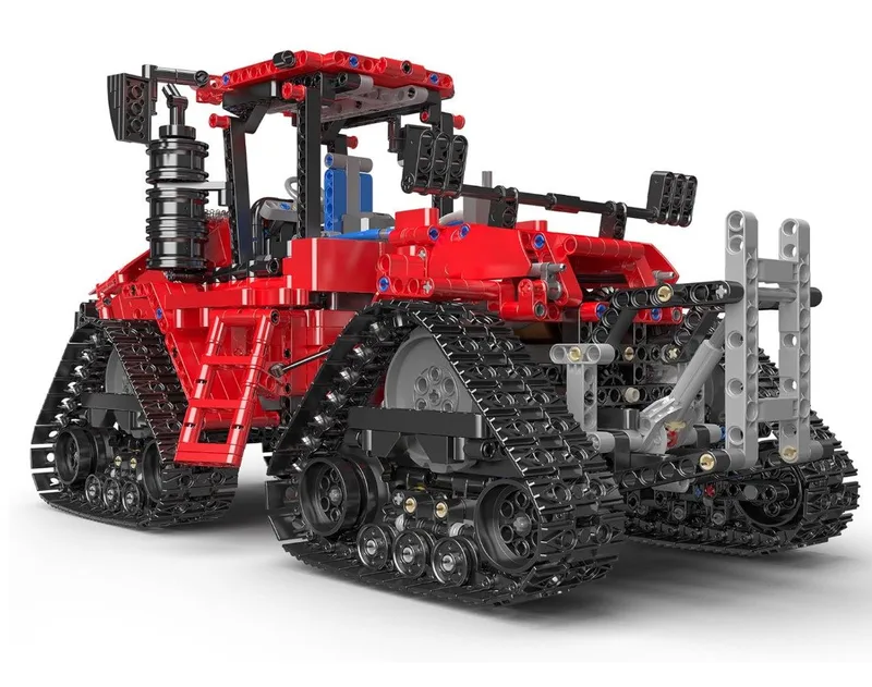 Mould King 18020S Case Tractor - trekker - 1698 Stukjes -19x23x45 cm - Compatibel met Grote Merken von Mould King in 18022 – Produktfoto 3 von 5