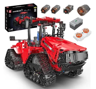 Mould King 18020S Case Tractor - trekker - 1698 Stukjes -19x23x45 cm - Compatibel met Grote Merken von Mould King in 18022 – Produktfoto 2 von 5