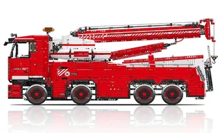 Mould King 19008 De High-Tech MOC-29848 met 10966+ onderdelen App Gemotoriseerde Sleepkraan Truck Mkii Set von Mould King in Rood. – Produktfoto 2 von 3