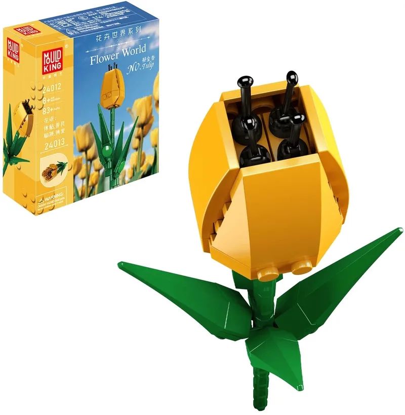 Mould King - 24012 Tulp geel van Mould King in 24010 – productfoto