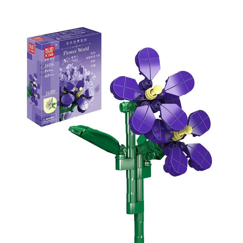 Mould King 24014 – Veilchen Modellbausatz by Mould King in Violett – product photo