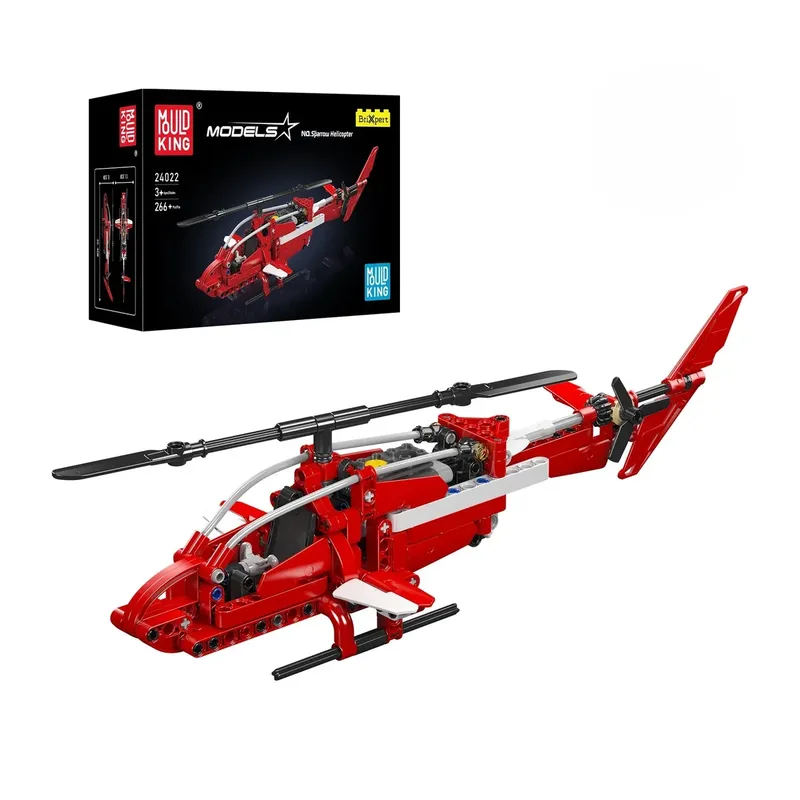 Mould King 24022 – Mini Sparrow Helikopter Modellbausatz by Mould King – product photo