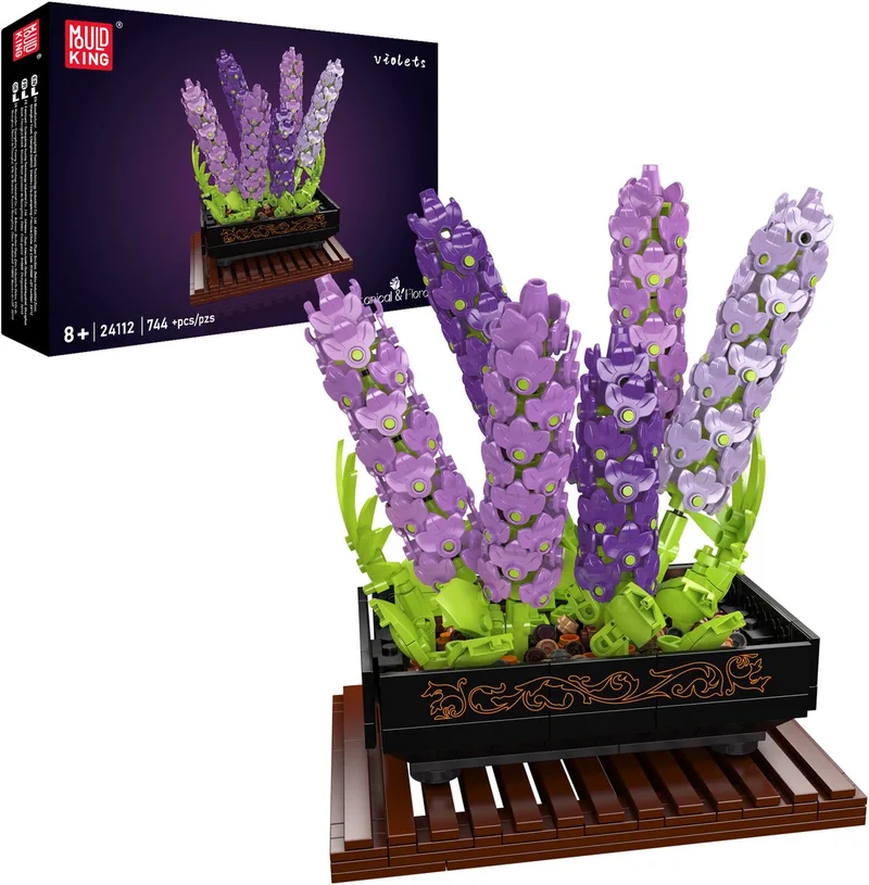 Mould King 24112 - Bonsai Bloem - Bouwset - 744 Stukken by Mould King in Violet – product photo