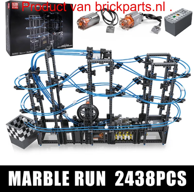 Mould King 26002 De Gemotoriseerde Marmeren Run Grote Bal Contraption is compatibel met het bekende merk. by Mould King in 26002 – product photo