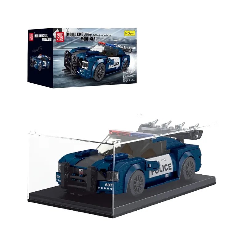 Mould King 27002 - The Barricade Police Mini-Sportwagen Modellbausatz + Showcase by Mould King – product photo