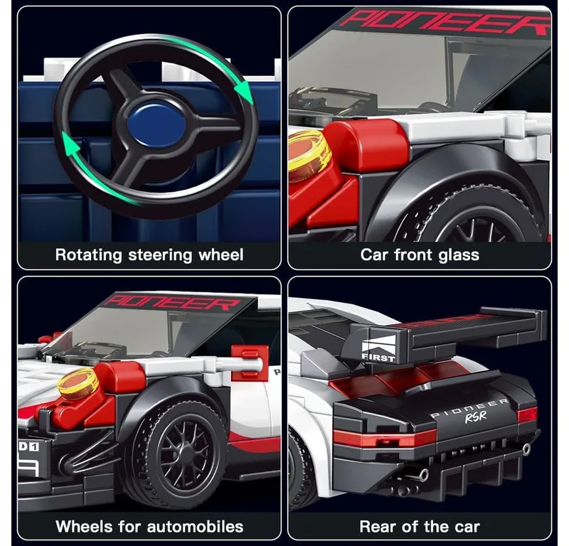 Mould King 27010 RSR Supercar von Mould King in Porsche 918 RSR – Produktfoto 4 von 5