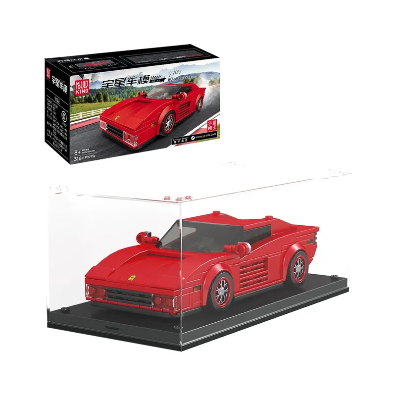 Mould King 27012 – Testarossa Supersportwagen Modellbausatz + Showcase by Mould King – product photo