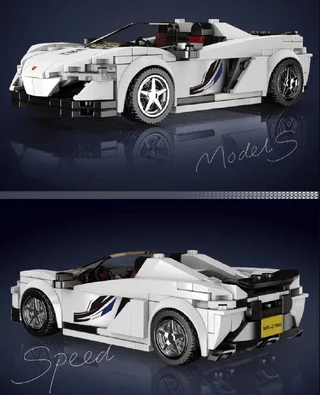 Mould King 27043 650S Sportscar Speed Champion Konstruktions-Spielset, (364 St) by Mould King – product photo 3 of 5