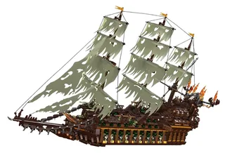 Mouldking 13197 - Vliegende Hollander - Piratenschip - Bouwset - Past op alle bekende merken - 4364 onderdelen de Mould King en The Flying Dutchman – photo du produit 2 sur 4