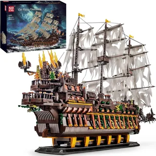 Mouldking 13197 - Vliegende Hollander - Piratenschip - Bouwset - Past op alle bekende merken - 4364 onderdelen de Mould King en The Flying Dutchman – photo du produit 1 sur 4