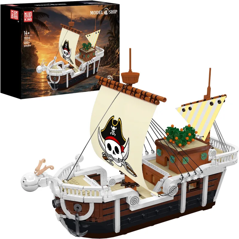 Pirate Ship 2313/pcs Static 13223 fra Mould King – produktbillede