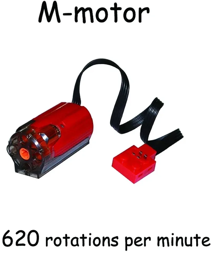 Power Function M Motor Highspeed 620 rotations Serie 8883 - Compatible met Grote Merken by Mould King in M Motor Highspeed 620 – product photo