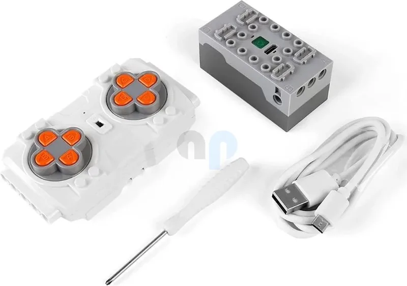 Powermodule 4.0 intelligent (incl remote en app control) - Compatible met de bekende merken - Motoren, accu, afstandsbediening - Mouldking fra Mould King i MOLD KING APP 4.0 V – produktbillede