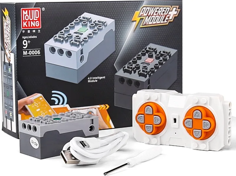Powermodule 4.0V incl remote en app control- Compatible met de bekende merken - von Mould King in M-0006 – Produktfoto
