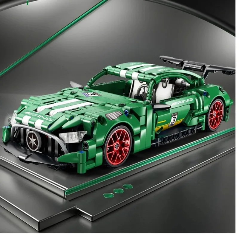 Raceauto bouwset – 456 stuks by Mould King in Groen – product photo