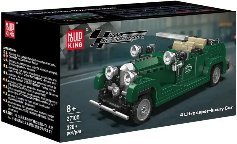 Superluxe auto 27105 de Mould King en Vert – photo du produit