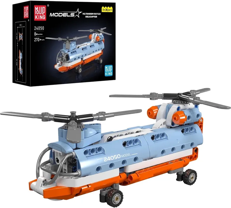 Tandemrotorhelikopter fra Mould King i Multicolore – produktbillede