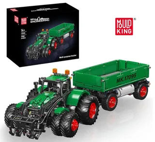 Traktor mit Kipp-Anhänger Konstruktionsspielsteine, (2368 St) by Mould King – product photo 1 of 5