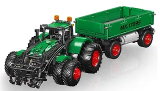 Traktor mit Kipp-Anhänger Konstruktionsspielsteine, (2368 St) by Mould King – product photo 2 of 5