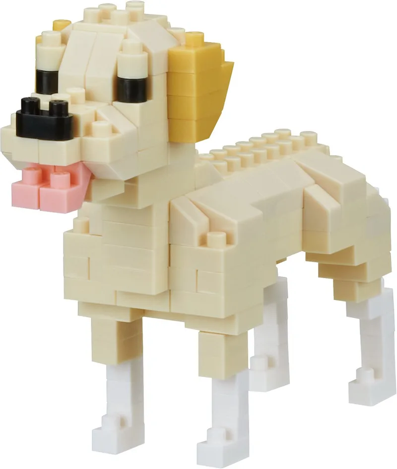 Labrador Retriever NBC-261 (hond) från nanoblock i Beige – produktbild