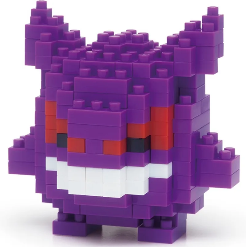Nanoblock - Gengar - Pokémon - Mini Brick Figuur - Bouwset - Pixel Gengar (Gengar) Pokémon Figuur Bouwpakket - NBPM007 by nanoblock in Gengar – product photo