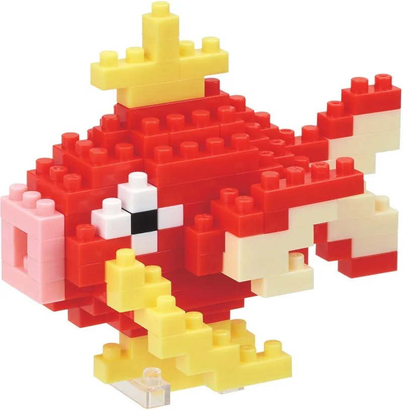 Nanoblock - Magikarp - Pokémon - Mini Brick Figuur - Bouwset - Pokémon Magikarp (Magikarp) Pixel Figuur Kit - NBPM035 de nanoblock en Magikarp – photo du produit