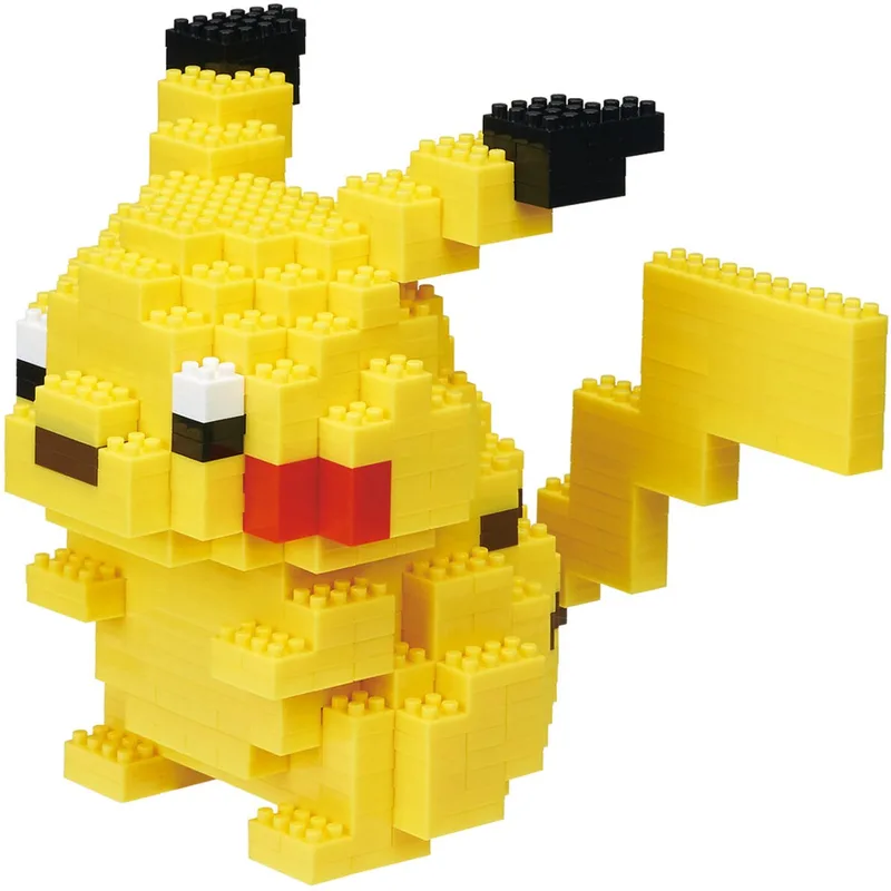 Nanoblock - Pokémon figuur - Mini Brick Pikachu figuur - Bouwset - Activiteit 12+ pixel Pikachu Pokémon figuur - NBPM36 by nanoblock in Pikachu Deluxe – product photo