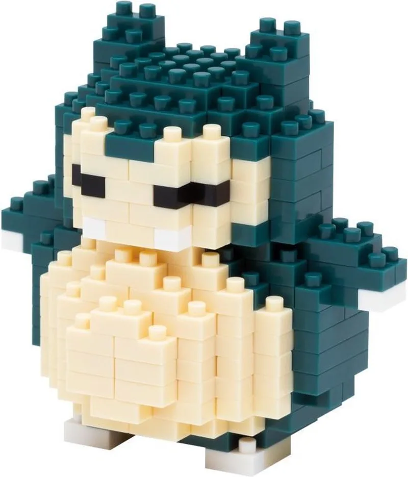 Nanoblock - Snorlax - Pokémon - Mini Brick figuur - Bouwset - Pixel Pokémon Snorlax figuur bouwpakket - NBPM012 by nanoblock in Snorlax – product photo