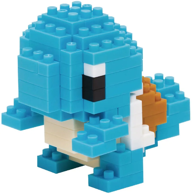 Nanoblock - Squirtle - Pokémon - Mini Brick Figuur - Bouwset - Pixel Squirtle Pokémon Figuur Kit - NBPM004 by nanoblock in Squirtle – product photo