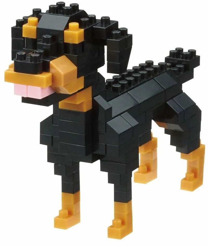 Rottweiler NBC-263 (hond) by nanoblock in Multicolour – product photo