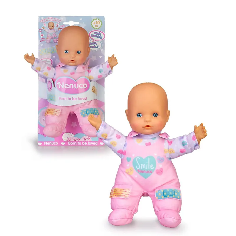 Nenuco, Poupon 25 cm corps souple, avec pansements, Fonctions sonores, pour les enfants à partir de 10 mois, NFNB0 från Nenuco – produktbild
