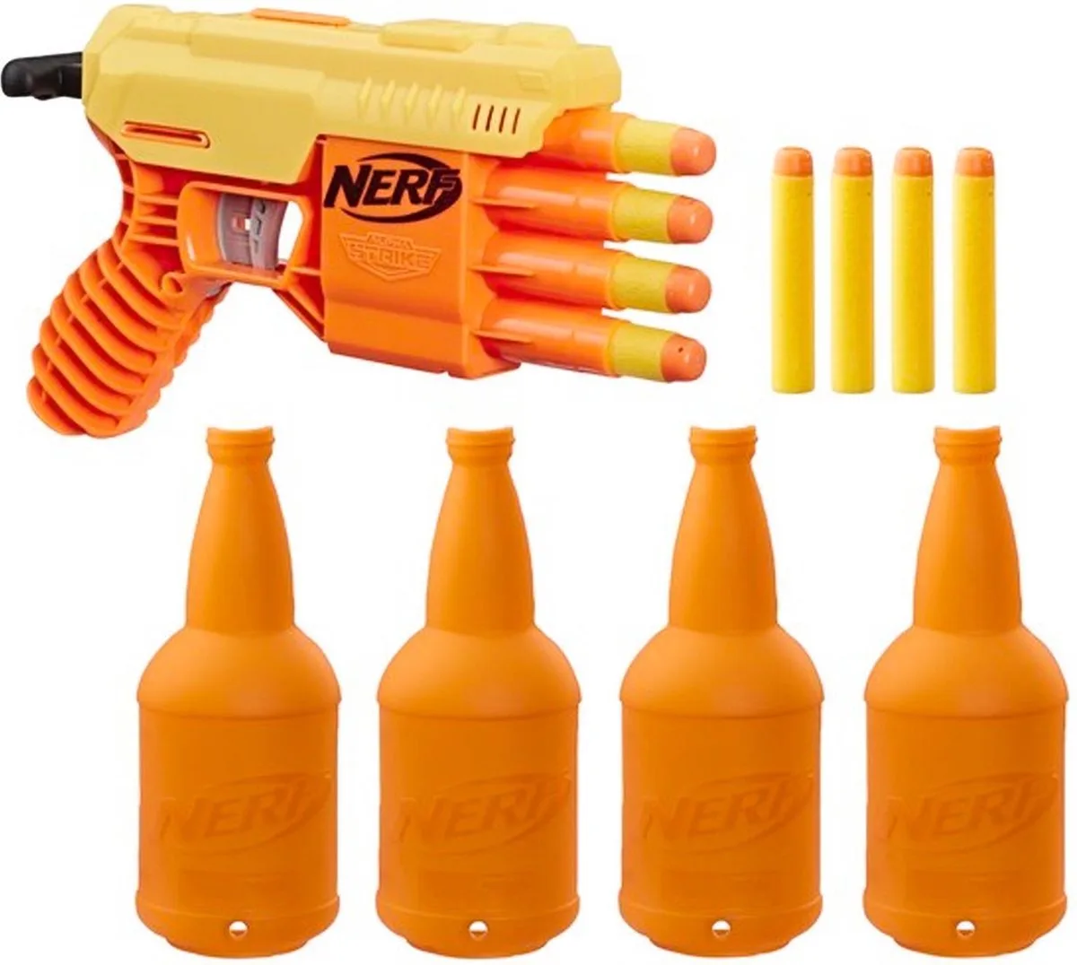 Alpha Strike Fang GQ-4 Blaster de Nerf en Orange, Jaune – photo du produit