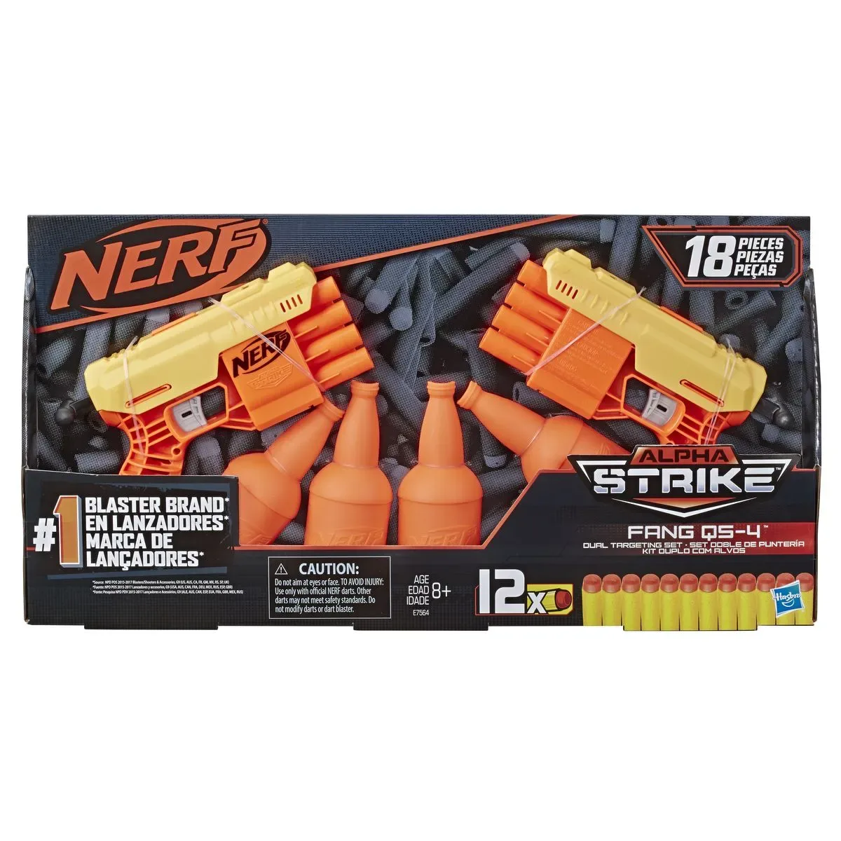 Alpha Strike Fang QS-4 Dual Ziel Set de Nerf – photo du produit