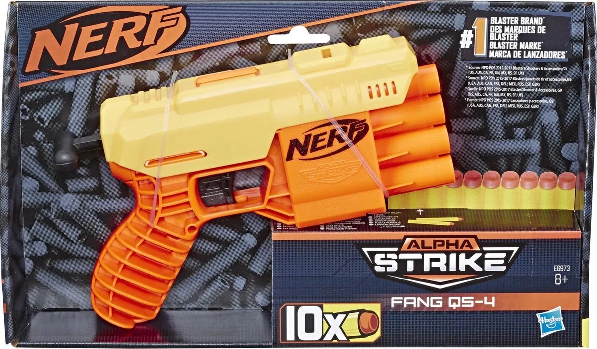 Alpha Strike Fang QS-4 - Geel från Nerf i Flerfärgad – produktbild