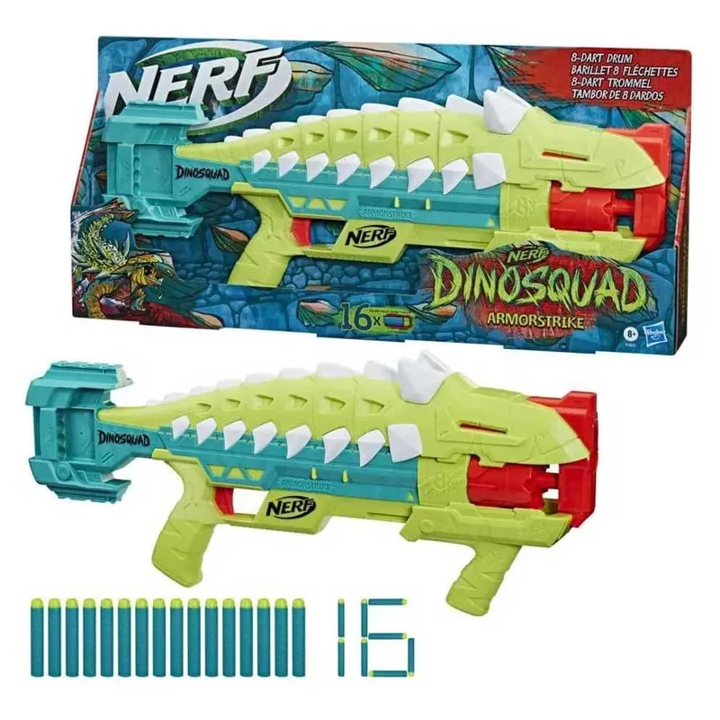 Dinosquad Armorstrike Pistool de Nerf – photo du produit